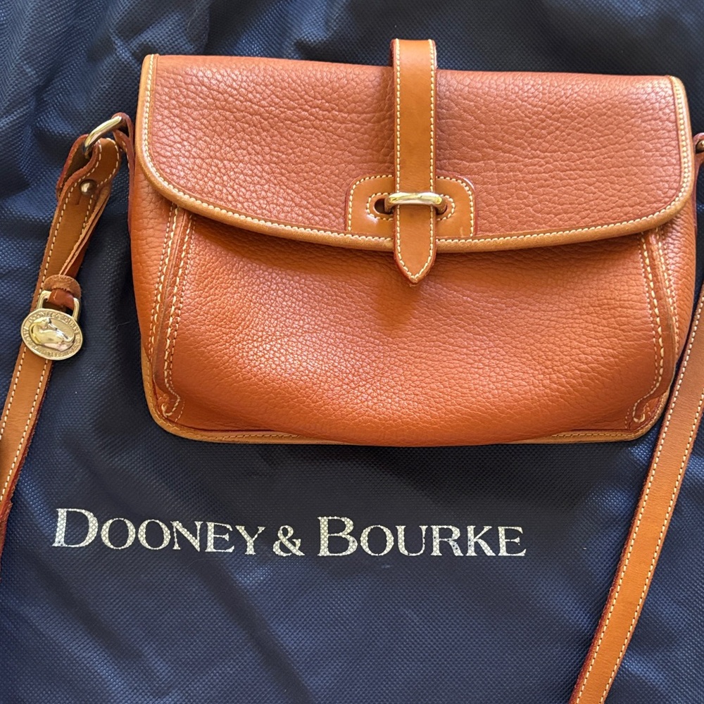 Dooney & Bourke Brown Leather Crossbody Bag